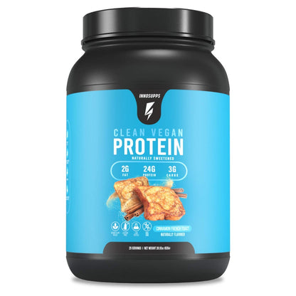 InnoSupps Clean Vegan Protein - Plant Based, Vegan, Natural, No Artificial Sweeteners