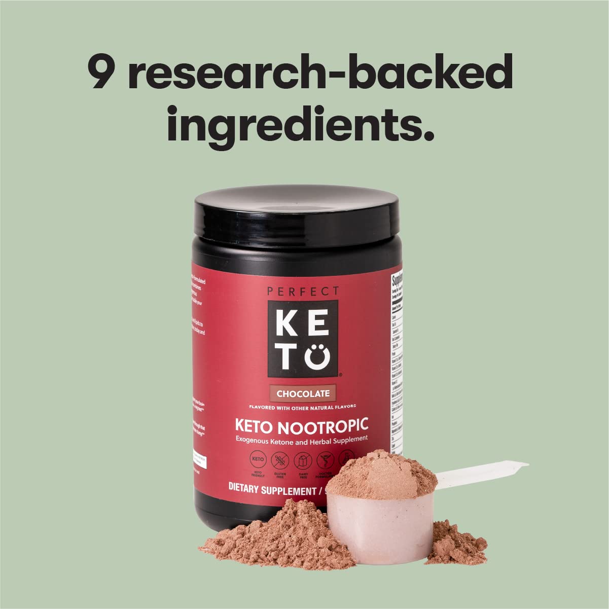 Perfect Keto Nootropic Brain Supplement - Enhance Focus and Energy, Boost Concentrati Perfect Keto