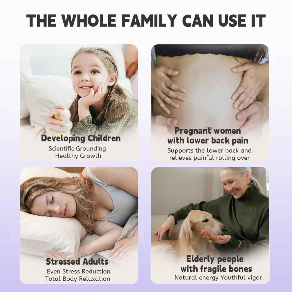 LOSUVERO Grounding Mat for Bed, 33.5x23.5Floral Printed Grounding Pad for Health Therapy, Efficient Sleep