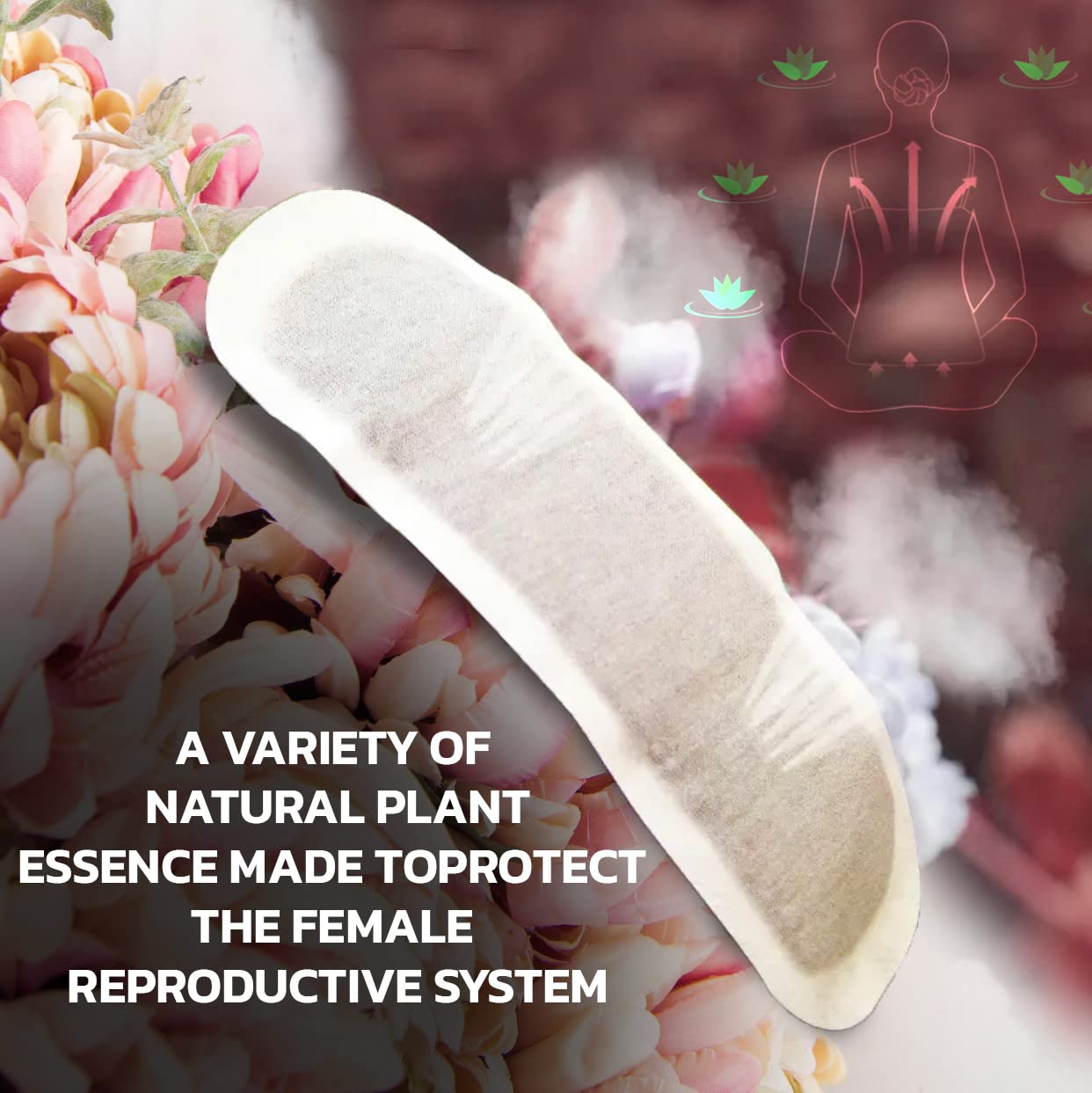 Premium Natural Organic Herbal Cotton Panty Liners for Women - Unscented, Thin, Cruelty-Free Organic Herbal Panty Liner