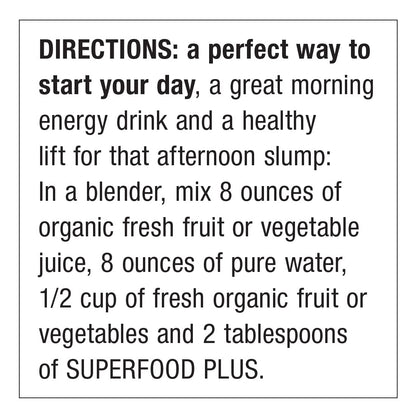Dr. Schulze’s SuperFood Plus | Vitamin and Mineral Herbal Concentrate | Daily Nutrition