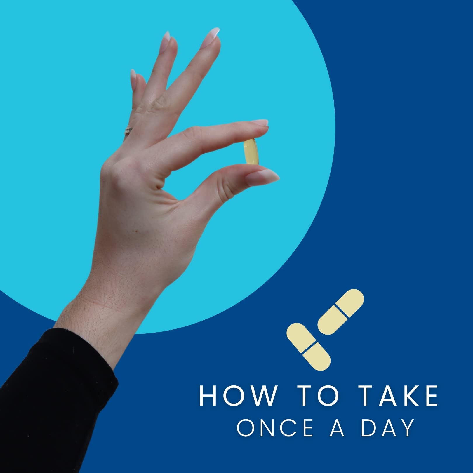 High DHA Omega 3 Fish Oil - CogniDHA - Pharmaceutical Grade - 840 mg Omega-3s - Supercritical CO2 Tranquility Labs