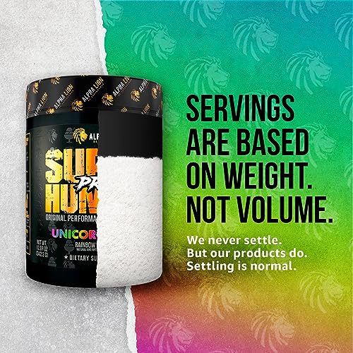 ALPHA LION Superhuman Pre Workout Powder, Beta Alanine, L-Taurine & Tri-Source ALPHA LION