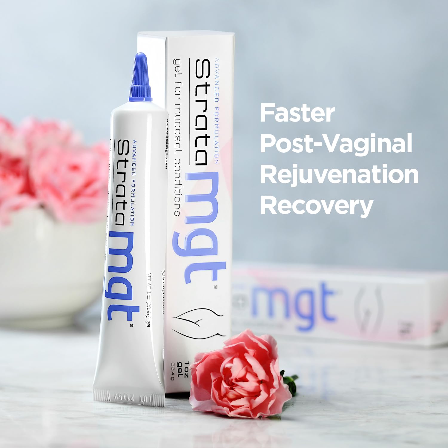 StrataMGT Vaginal Moisturizer - Non-Hormonal & Non-Steroidal- Post Menopause Support StrataMGT