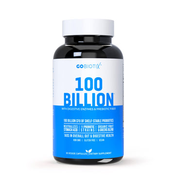 100 Billion - Probiotics and Prebiotics Supplement Pills - Digestive Enzymes and Prebiotic 