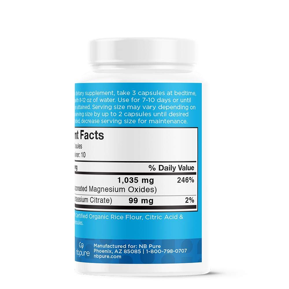 nbpure Mag O7 Oxygen Digestive System and Colon Cleanse and Detox Capsules nbpure