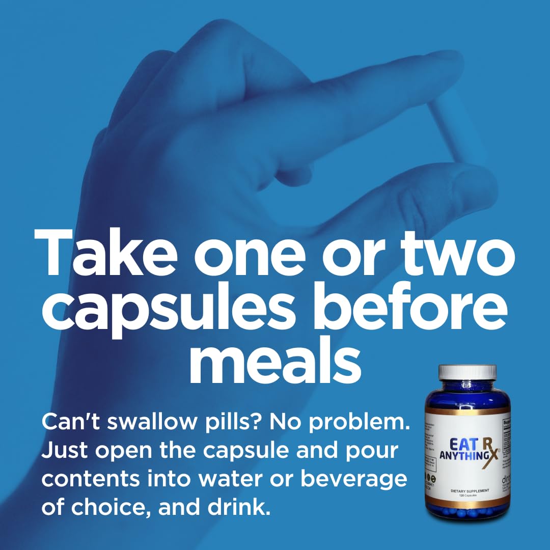 Dirobi Eat Anything Rx Xylose Isomerase Supplement, Digestive Enzymes for Fructose Dirobi