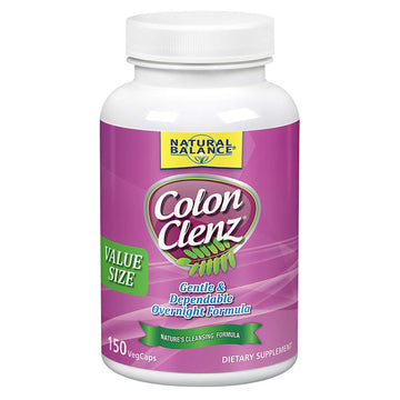 Natural Balance Colon Clenz | Herbal Colon Cleanse & Detox Supplement | Gentle & Dependable