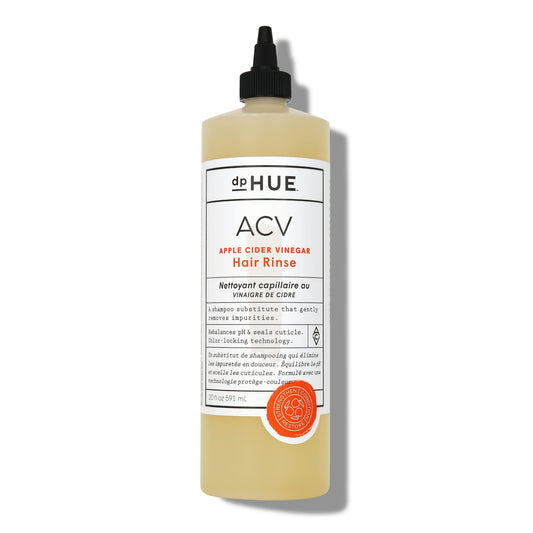 dpHUE Apple Cider Vinegar Hair Rinse, 20 oz - Shampoo Alternative & Scalp Cleanser 