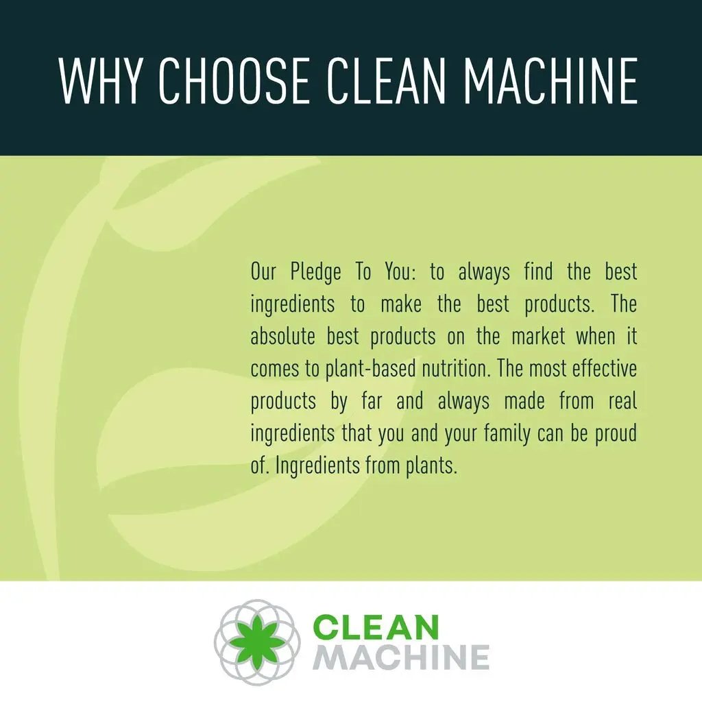 CLEAN MACHINE N10s - Plant Based Vegan Preworkout Powder - 3 Clinically Tested