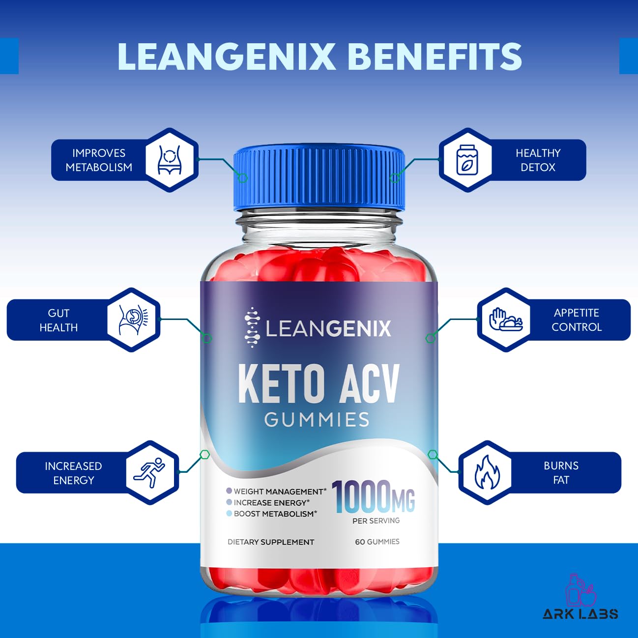 Leangenix Keto ACV Gummies, Leangenix Keto ACV Gummies Advanced Weight Loss 1000MG Ark Labs