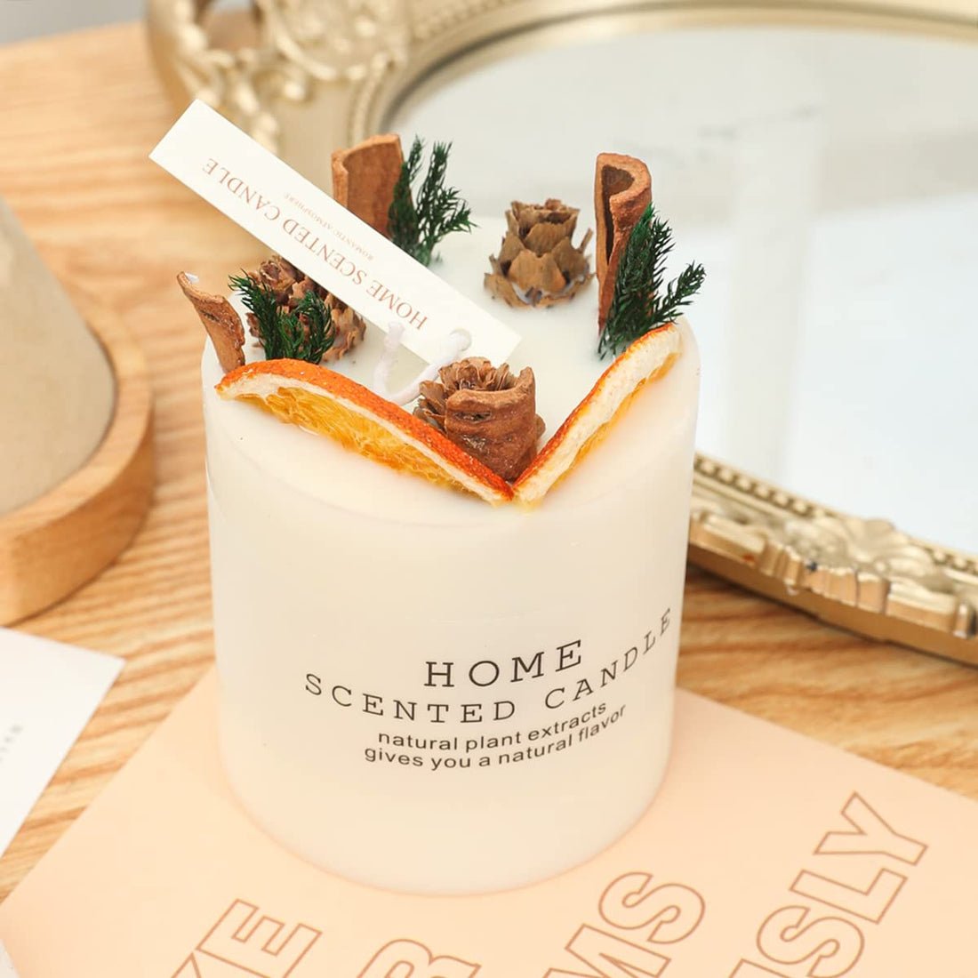 Candles Clearance | Eucalyptus & Orange Aromatherapy Candles | 10 oz Scented Candles 