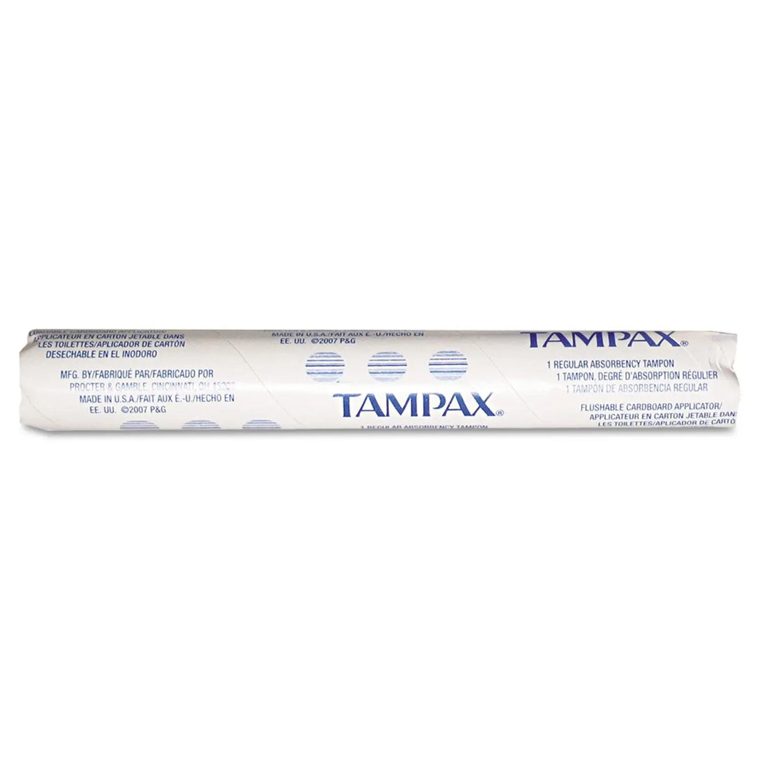 Hospeco Tampax Tampons for Vending Dispenser in Vending Tubes, Hospeco T500,(Case of 500)