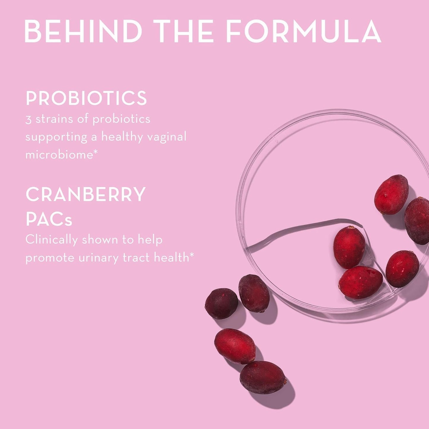 HUM Private Party Pills - Vaginal Probiotics for Women's Ph Balance with Cranberry