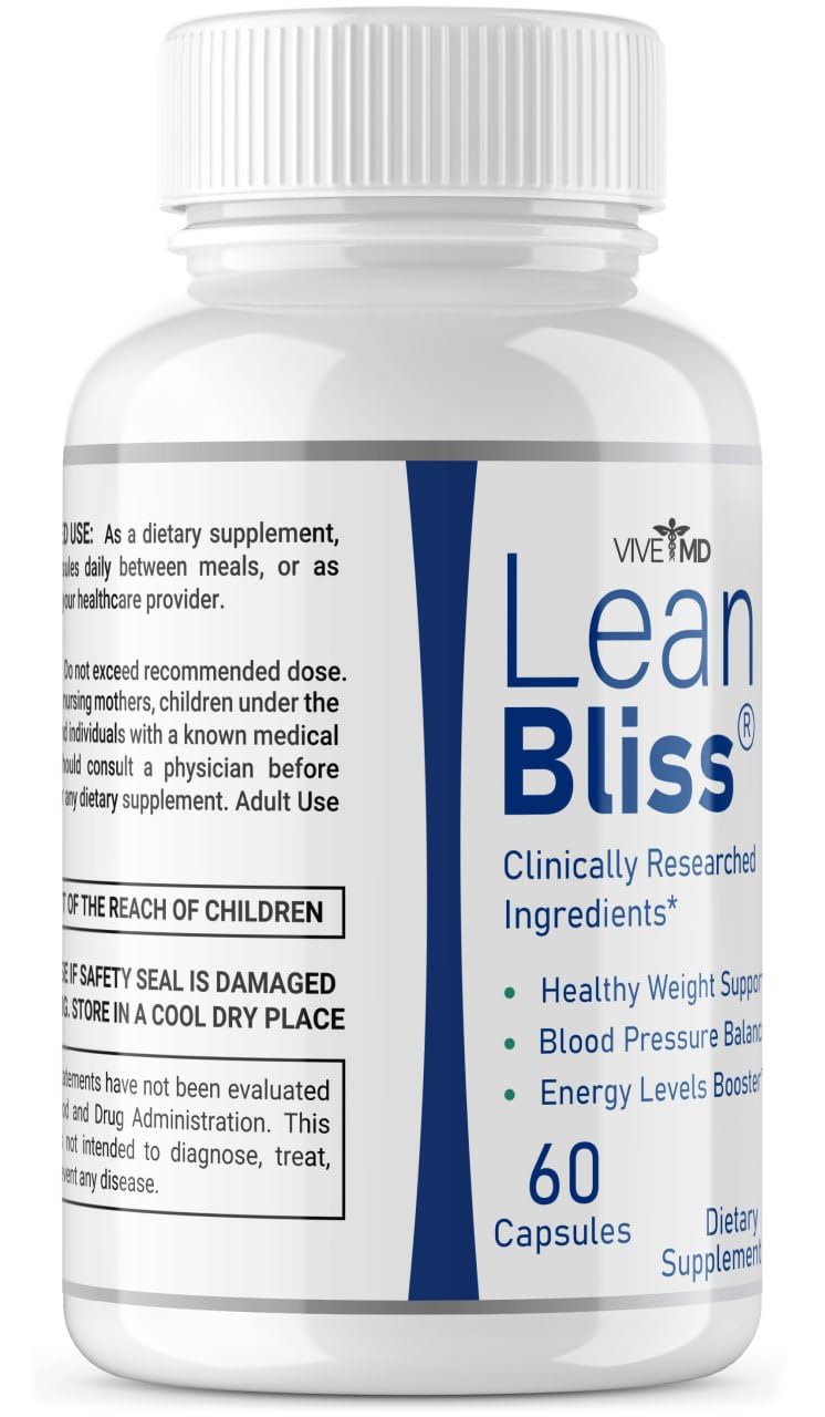 Lean Bliss Official Formula for Maximum Strength - Natural Slim Capsule Advanced Metabolism VIVE MD