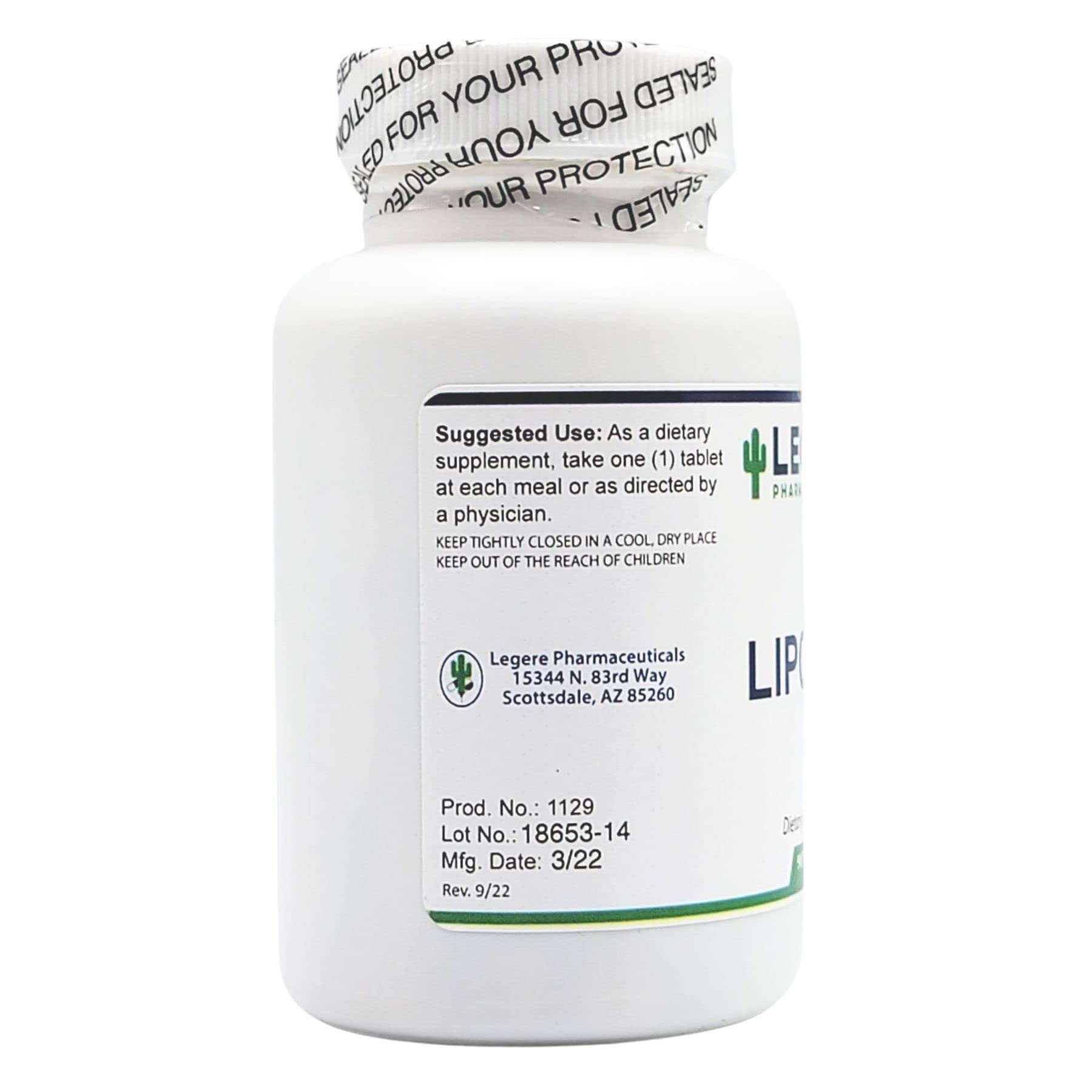 Lipo Bc (90 Tabs) Legere Pharmaceuticals