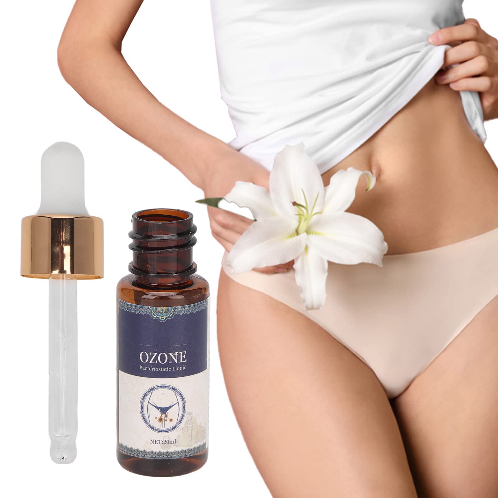 Women Private Part Cleanser,2pcs 20ml Women Private Part Care Liquid Odor Removal Balance PH