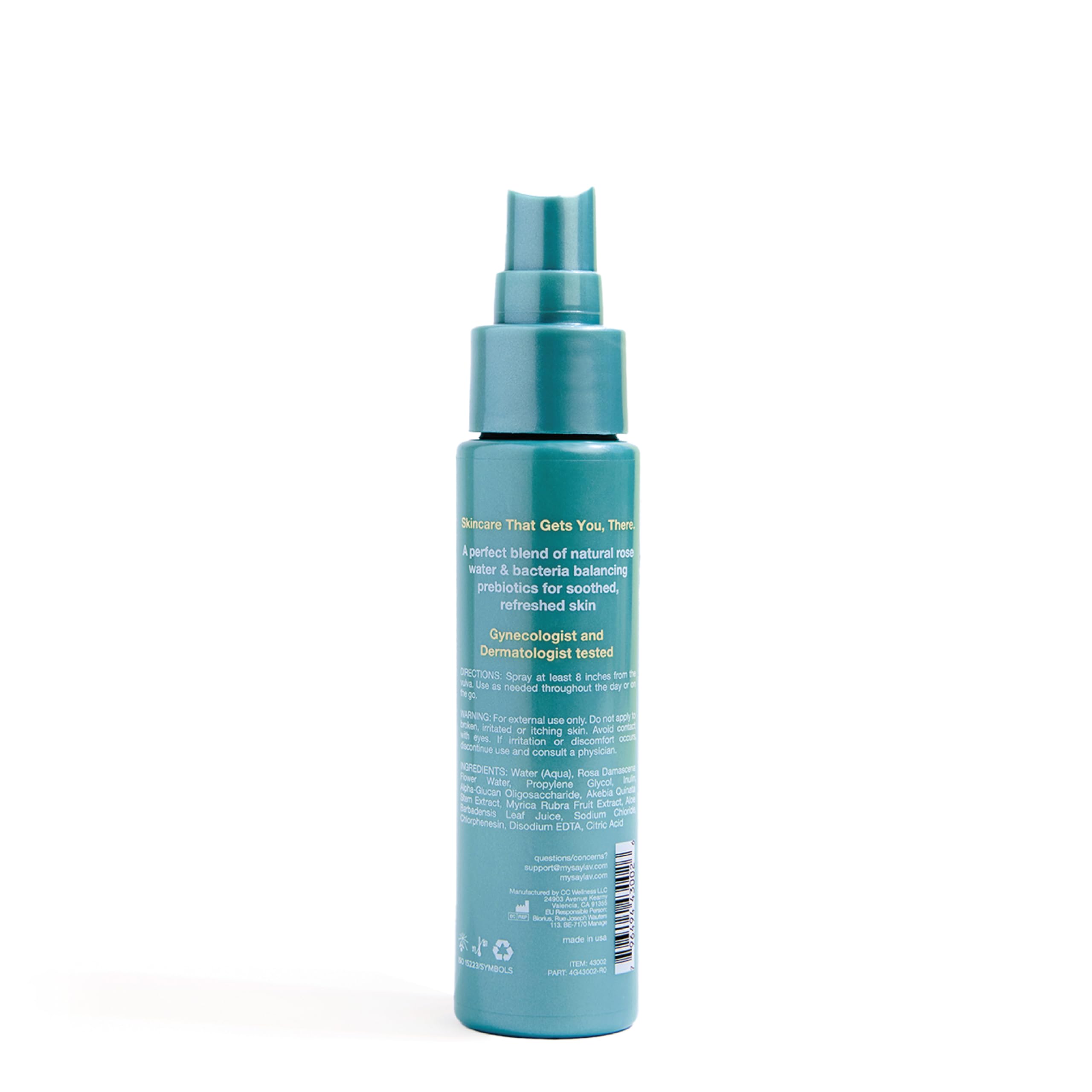 say la V. Refreshing Veauty Mist, pH Balanced, Feminine Hygiene Spray to Neutralize Vulva Odor SAY LA V