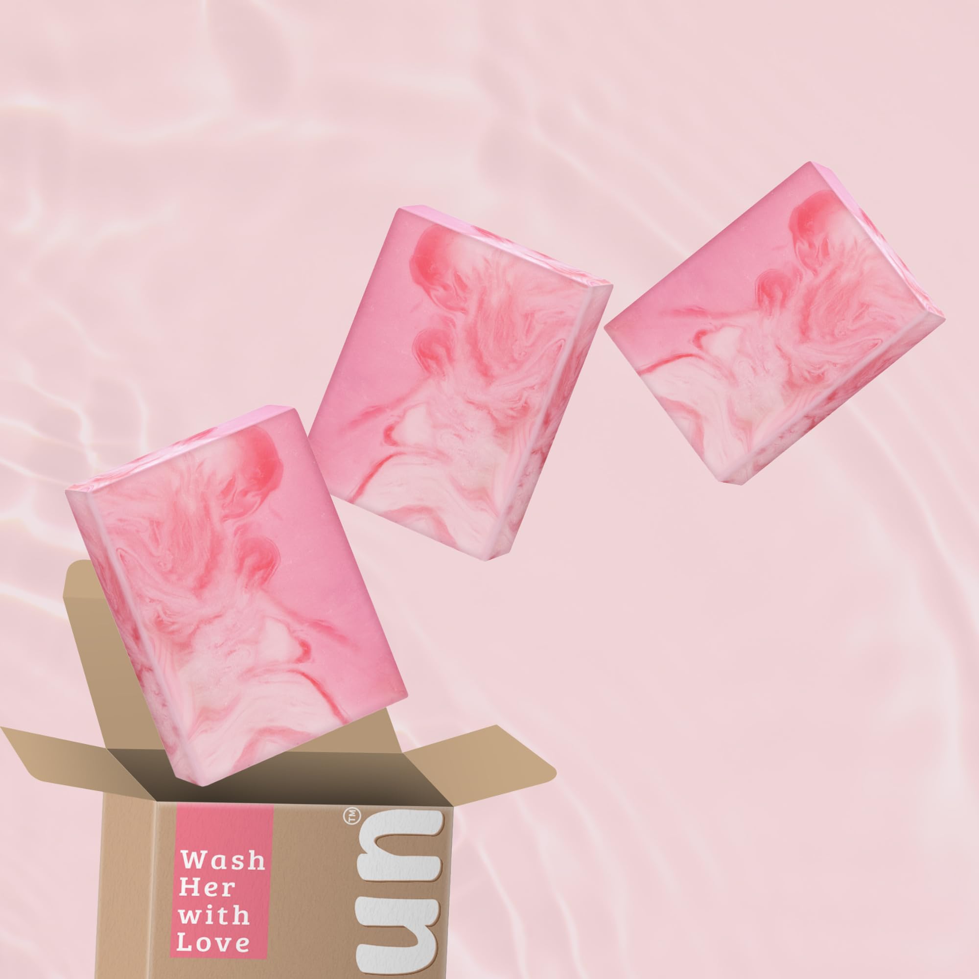 Muun Yoni Soap Bar - Pack 3 Ph Balance Probiotics & Natural Ingredients - Gentle Cleansing Formula Muun