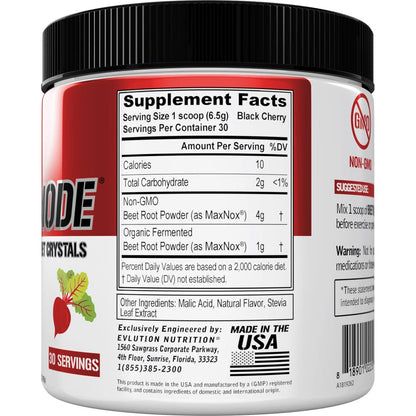 Evlution Nutrition Beet Root Powder Nitric Oxide Booster for Enhanced Energy and Pumps