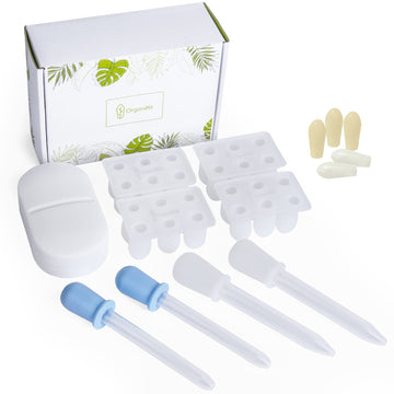 OrganiKit's Reusable Suppository Mold Kit - Eco-Friendly, 2ML, Silicone, Suppository Molds