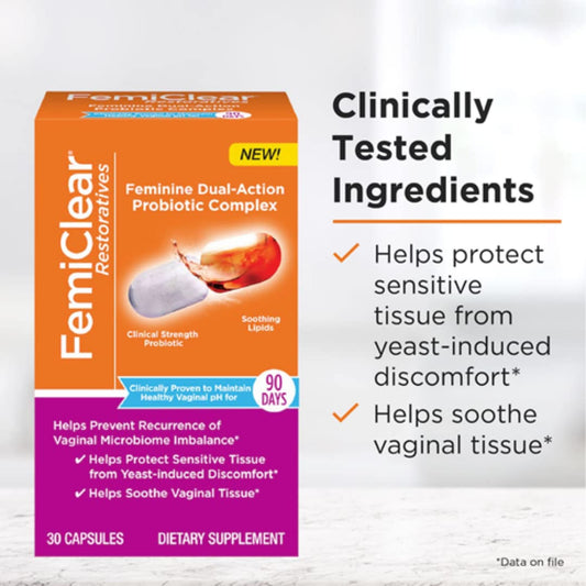 FemiClear 1-Day Dose Restoratives Complex Probiotic Bundle