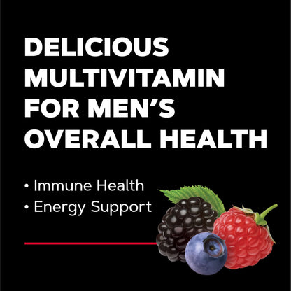 GNC Mega Men Gummy Multivitamin | Supports Energy, Metabolism, and Immune System