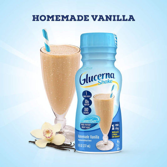 Glucerna Nutritional Shake, Diabetic Drink to Support Blood Sugar Manage