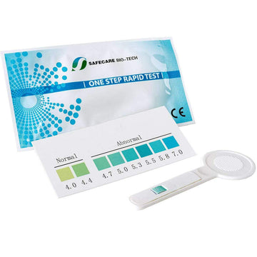 One Step Vaginal pH Bacterial Vaginosis Test Kit, 5 Test Kits, BV, Yeast Infection, Feminine Vaginal Health