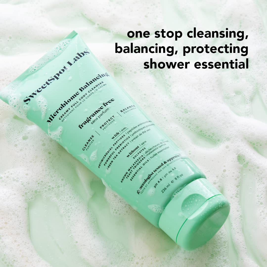 SweetSpot Labs Microbiome Balancing Feminine Wash, Clean, Gynecologist Tested & Approved SweetSpot Labs