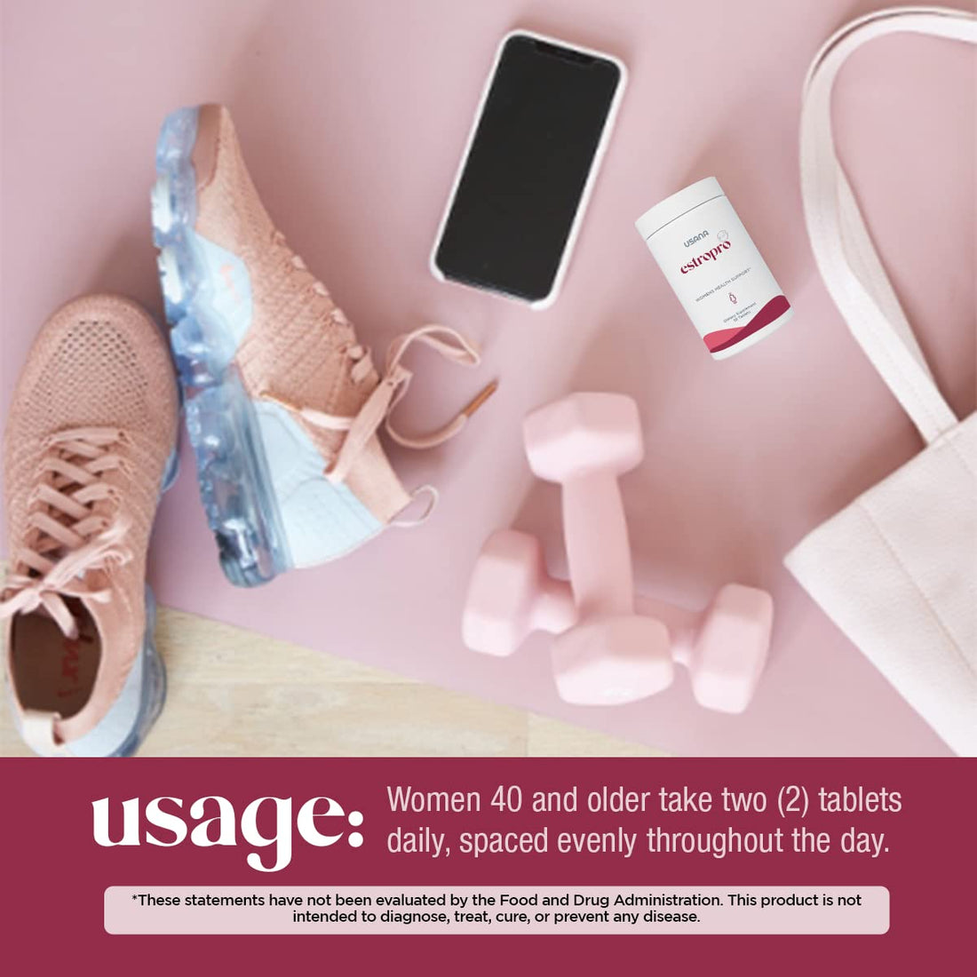 USANA EstroPro with Phytoestrogens for Symptomatic Support During Menopause* - 56 Tablets