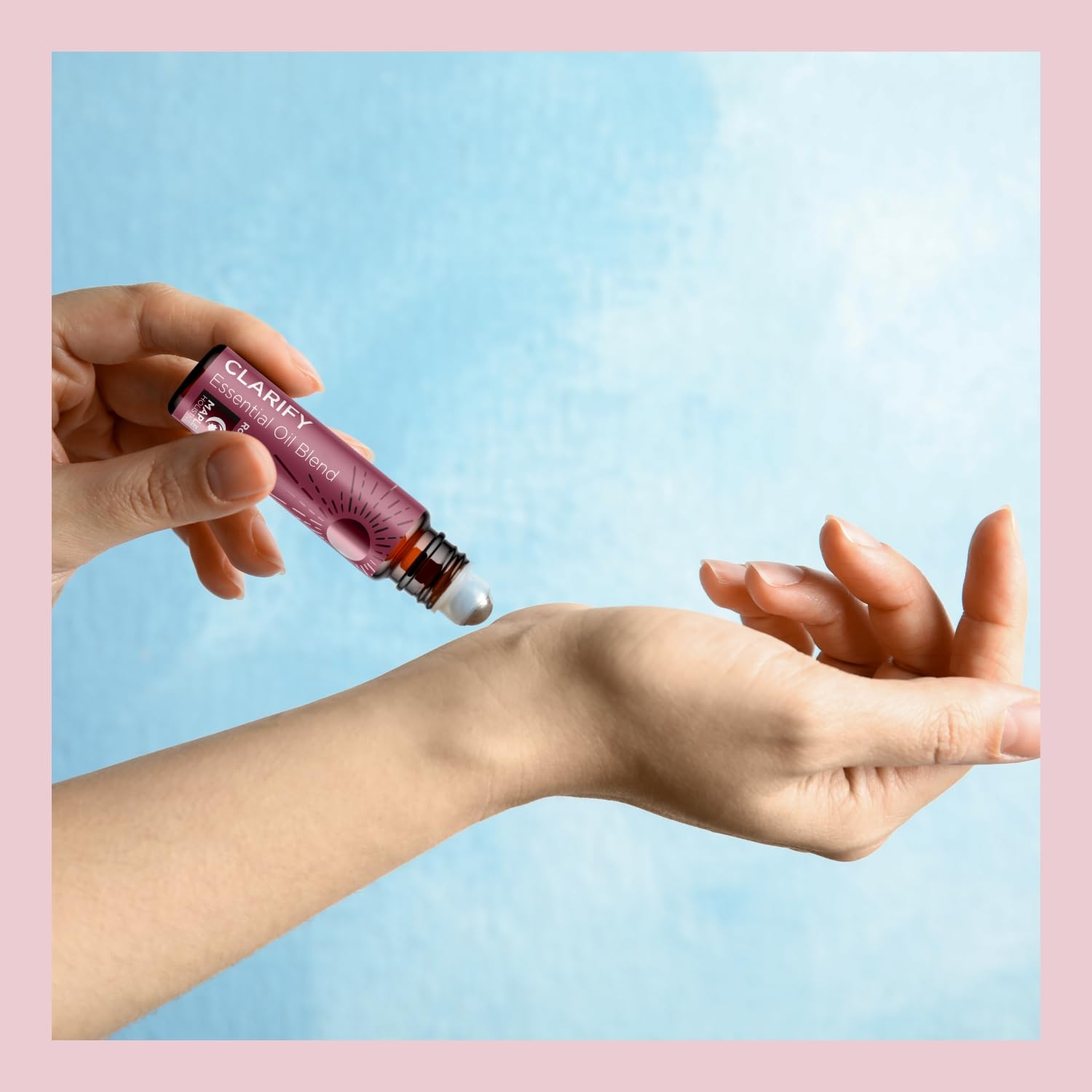 Headache Essential Oil Roll On - Clarify Essential Oil Blend Headache Roll On with Aromatherapy Oils Maple Holistics