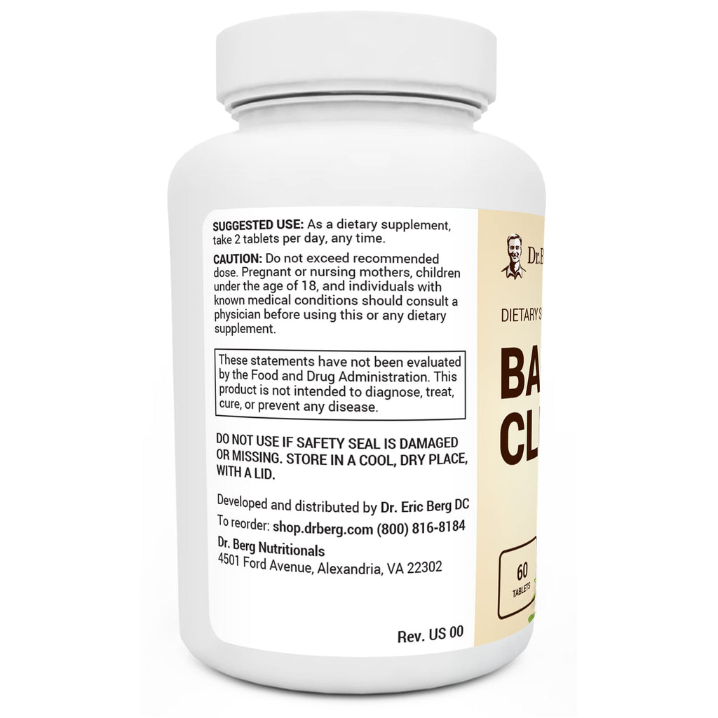 Dr. Berg's Bacti-Cleanse - 8in1 Immune Booster Supplements with Digestive