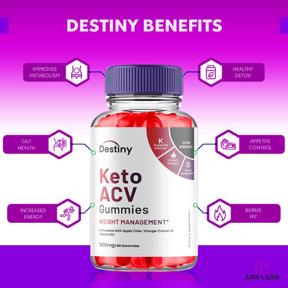 Destiny Keto ACV Gummies, Destiny Keto ACV Gummies Advanced 1000MG - Destiny Keto