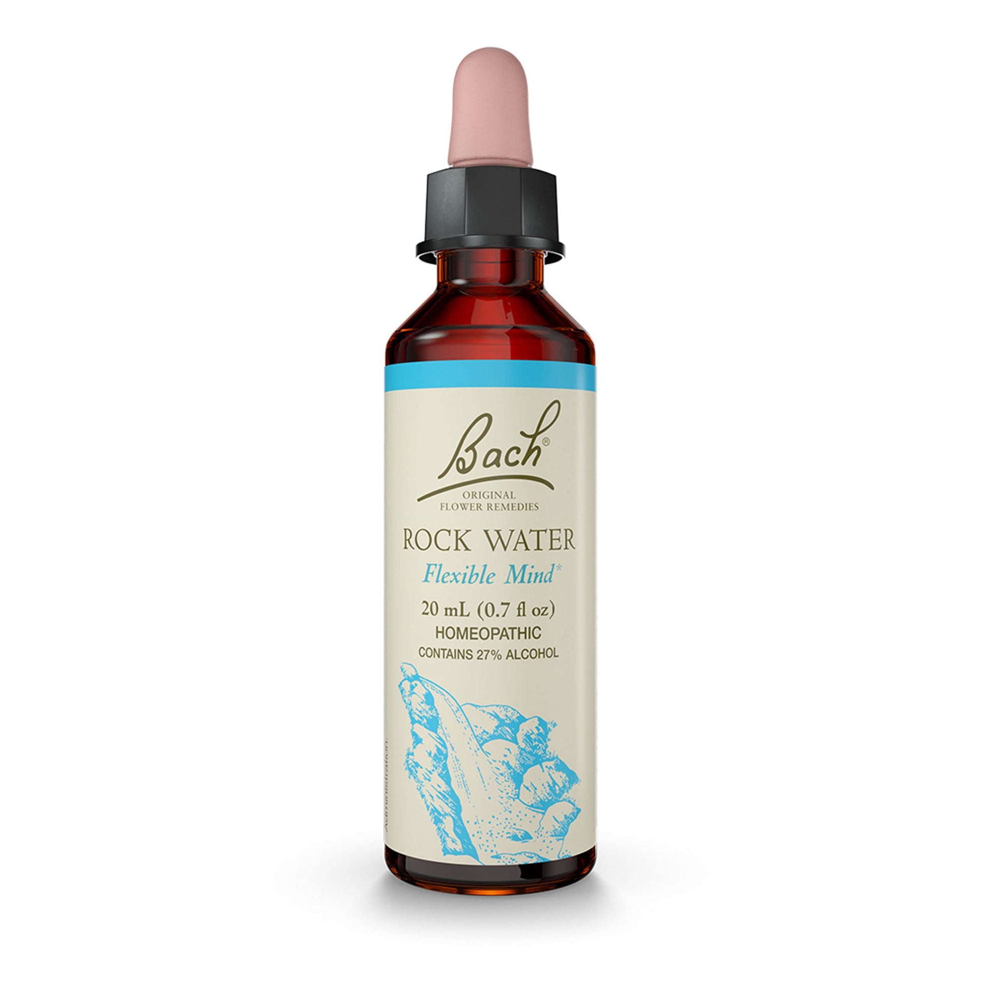 Bach Original Flower Remedies, Rock Water for Flexibility, Natural Homeopathic Flower Essence