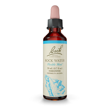 Bach Original Flower Remedies, Rock Water for Flexibility, Natural Homeopathic Flower Essence