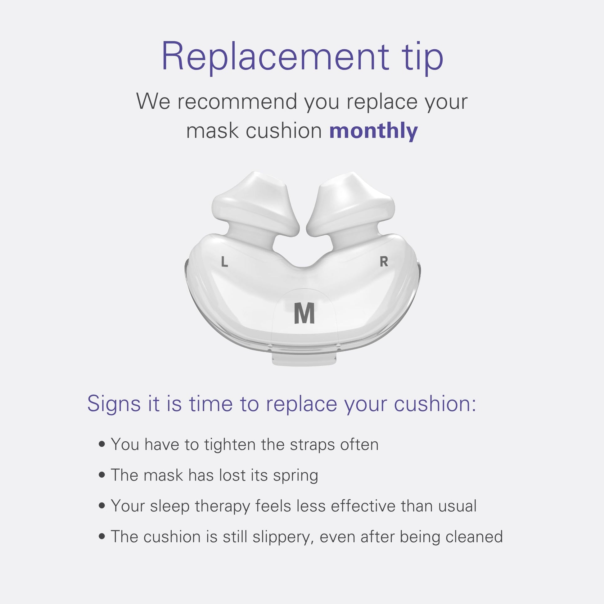 ResMed AirFit P10 Nasal Pillow Replacement Cushion - Medium ResMed