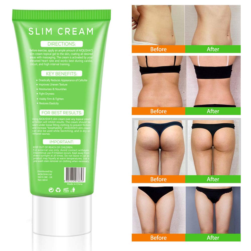Hot Cream, Cellulite Slimming & Firming Cream, Abdominal Fat Burner, Deep Tissue Massag