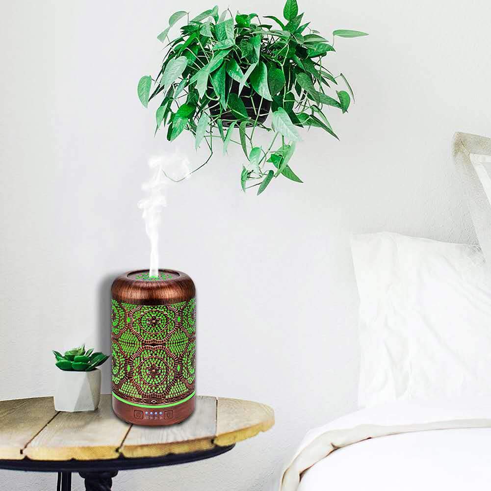 Essential Oil Diffuser, Upgraded Metal Diffusers with Lavender Lemon Essential Oils, 250ml BAIESHIJI