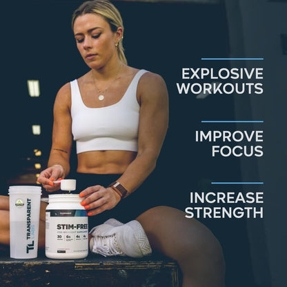 Transparent Labs Stim-Free Pre-Workout - Caffeine & Stim Free Pre Workout Powder