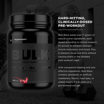 Transparent Labs Bulk Black - Sour Gummy - 30 Servings