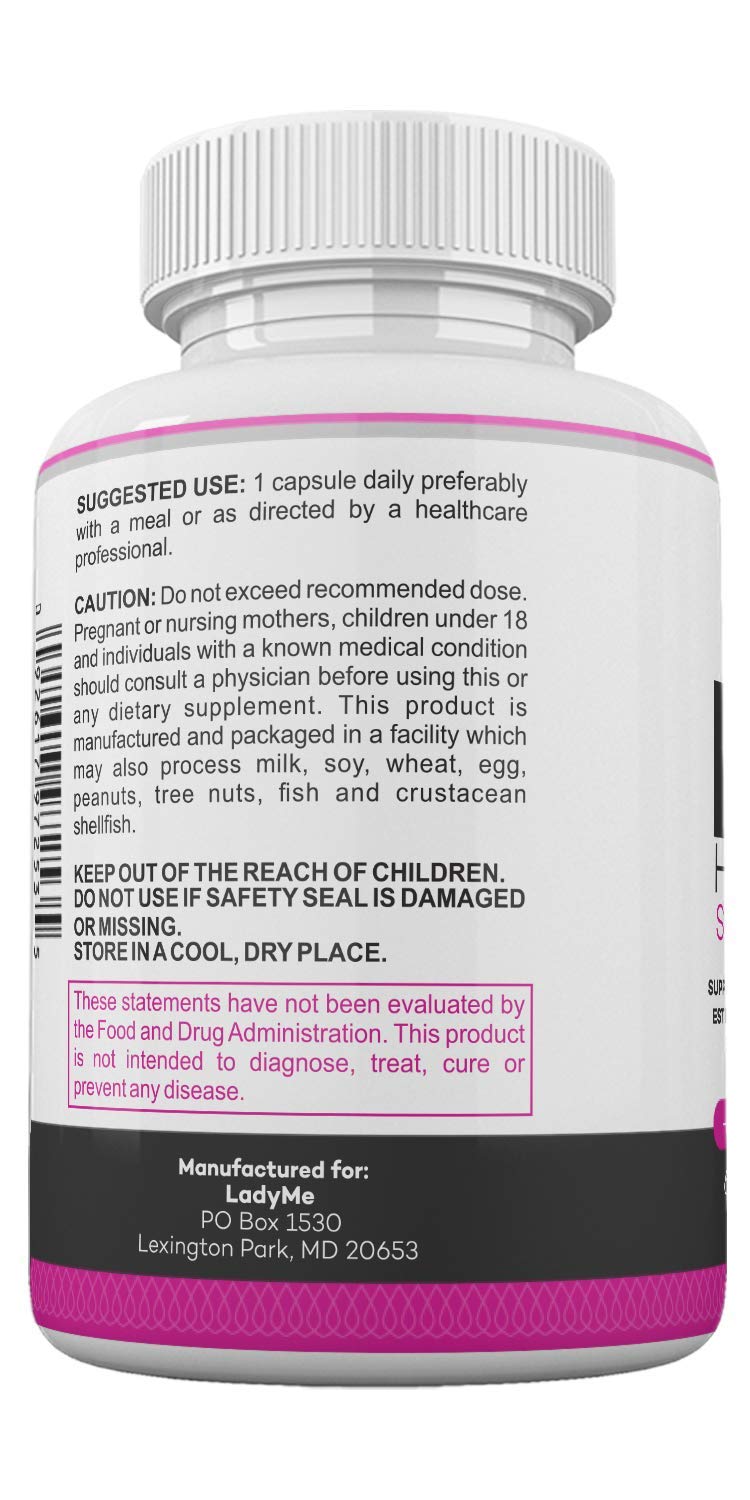 DIM Complex 150mg Hormonal Support Menopause Relief Supplement for Hot Flashes & Hormonal Acne LADYME WOMEN'S HEALTH
