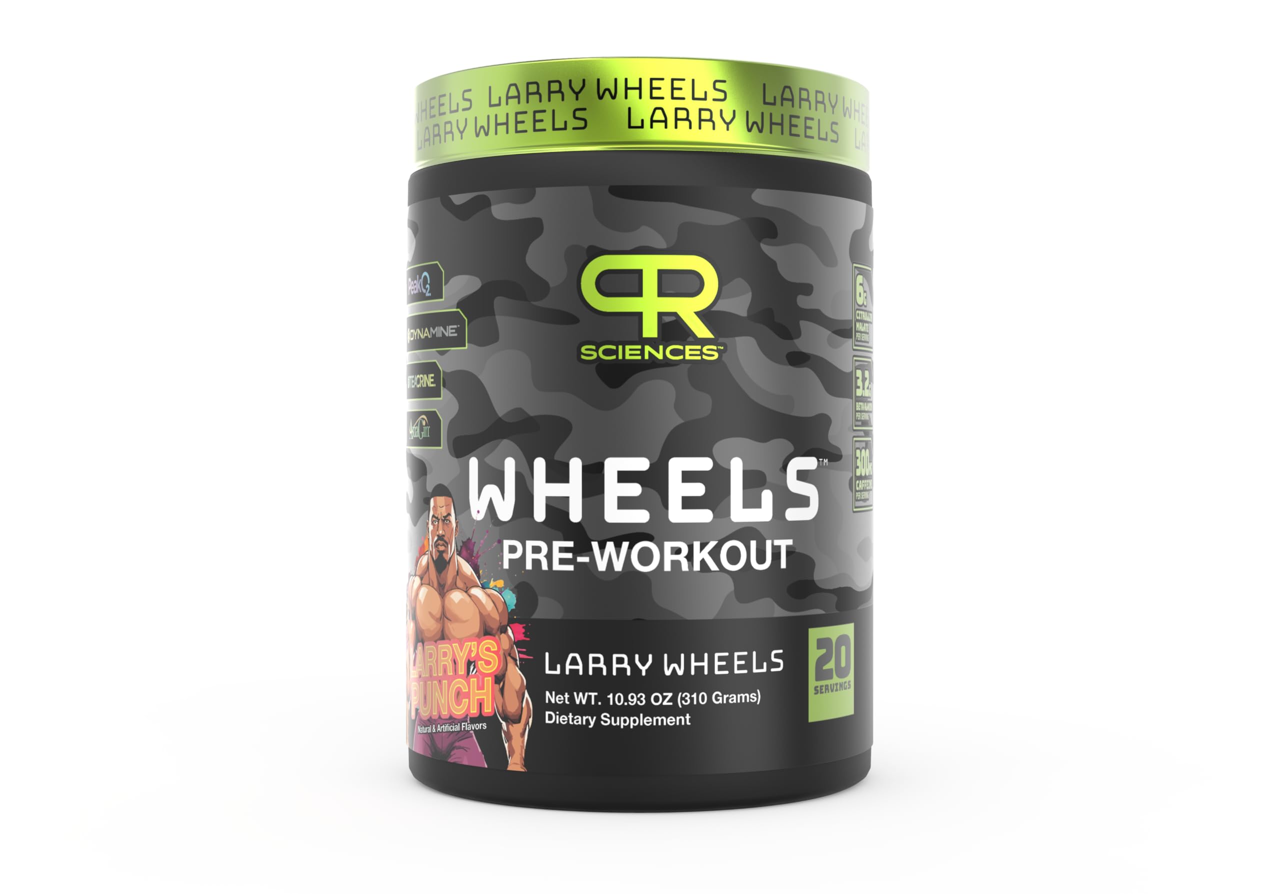 Larry Wheels' Pre Workout - Energy Drink Powder - Pre Workout Powder for Men & Women