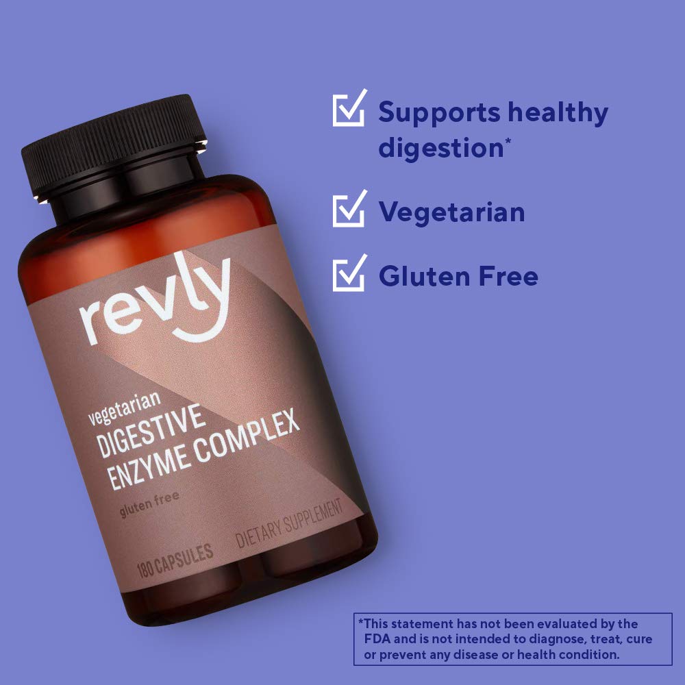 Amazon Brand - Revly Digestive Enzyme Complex, Supports Healthy Diges Revly