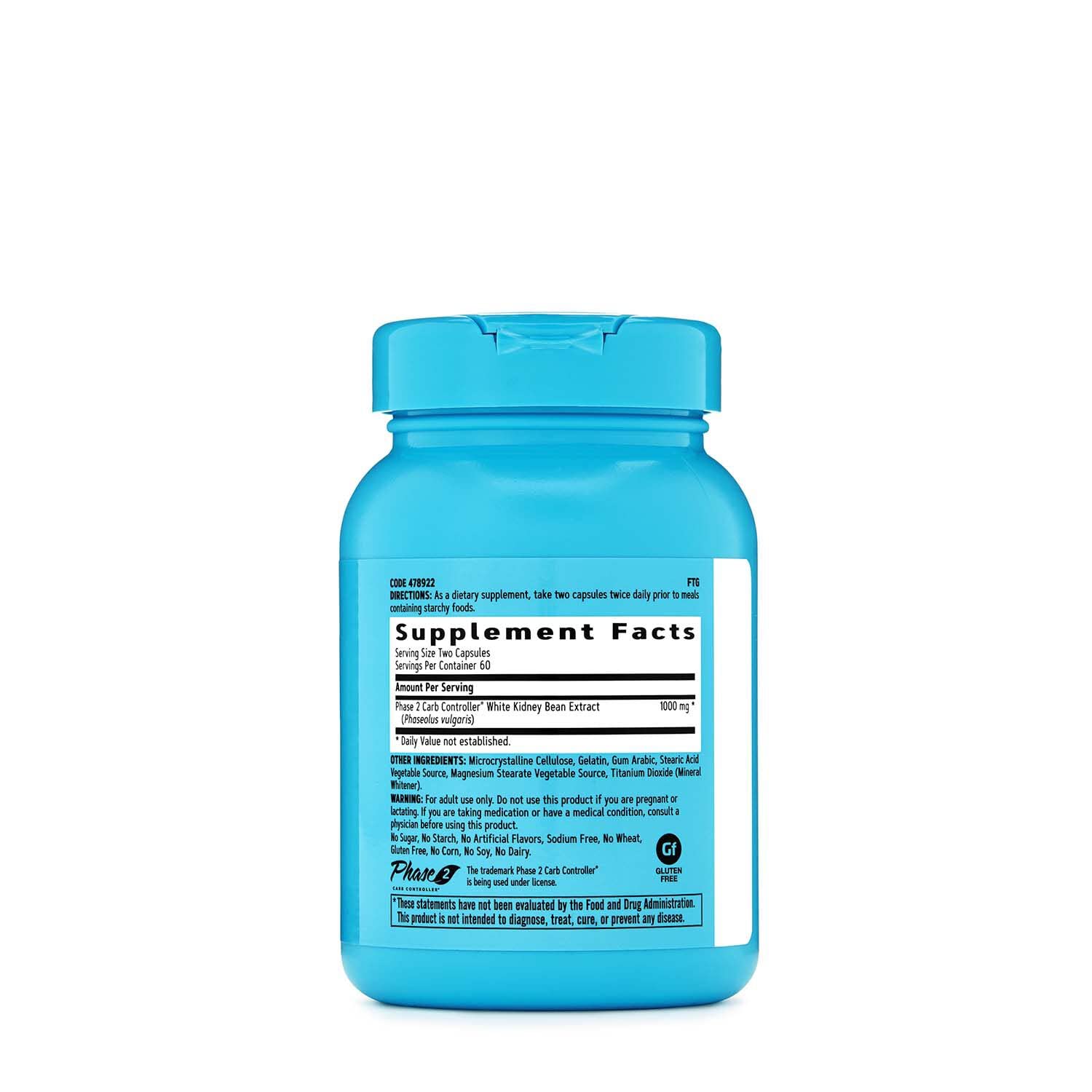 GNC Total Lean Phase 2 Carb Controller | Decreases Calorie Impact from Carbohydrates GNC