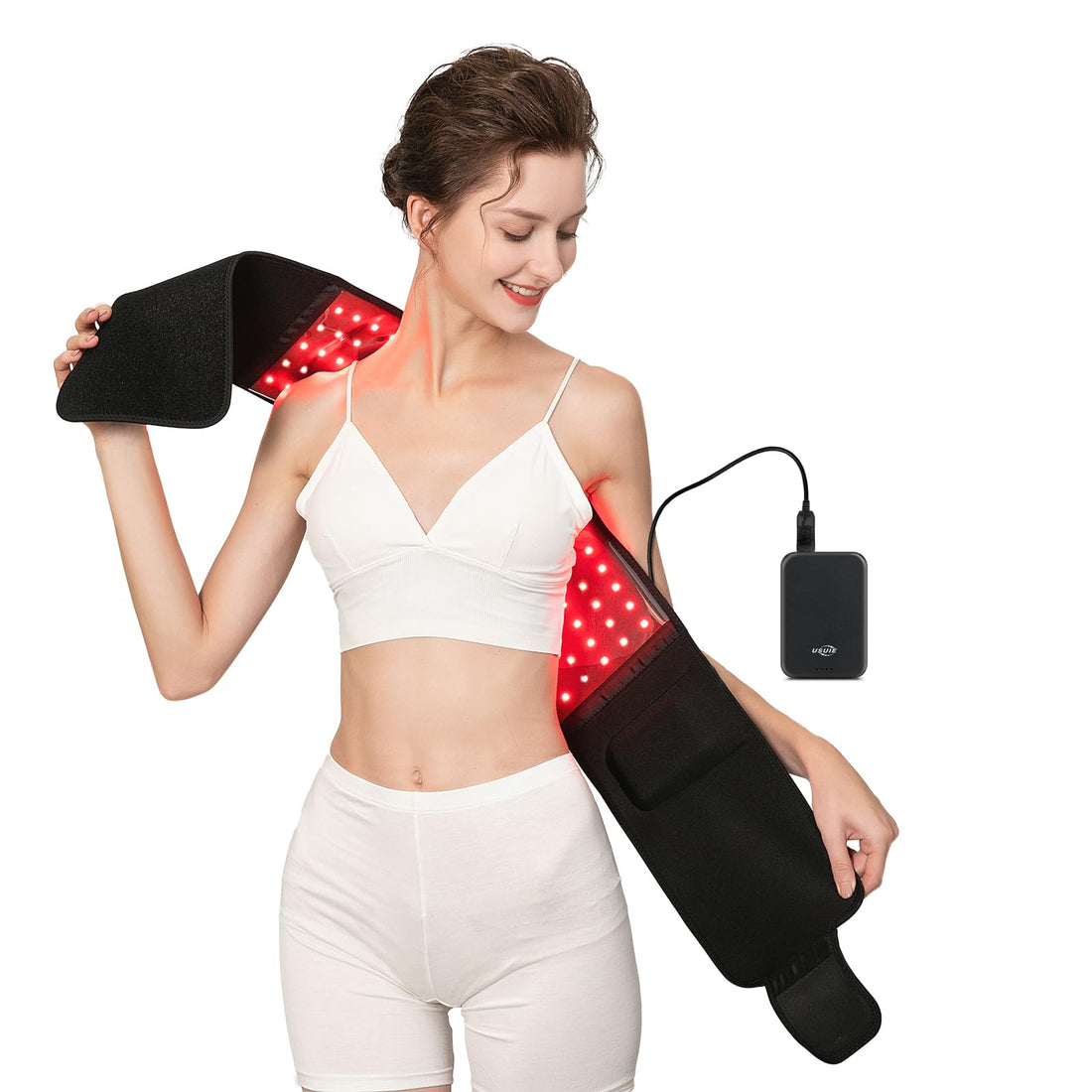 USUIE Red Light Therapy Belt, Infrared Light Therapy Wrap Red Light Therapy Device