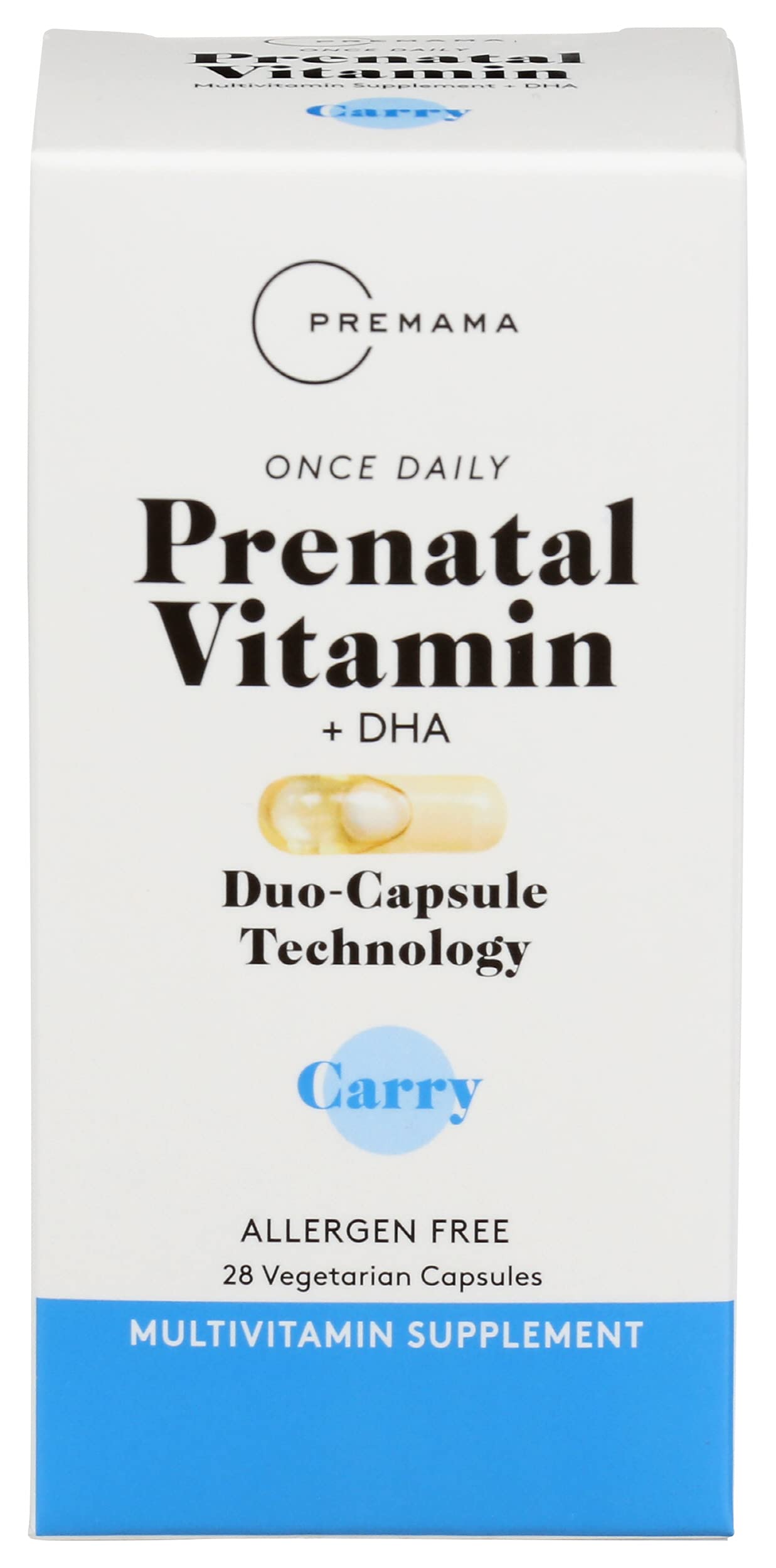 PREMAMA DHA Prenatal Multivitamin, 28 CT