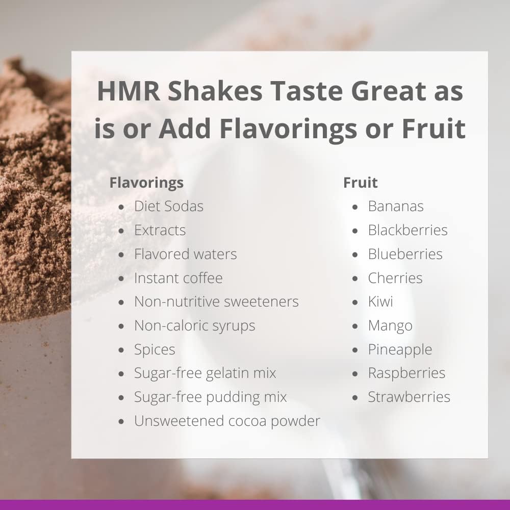 HMR 120 "Classic" Shake Meal Replacement Powder | Chocolate Shake Mix to Support Healthy