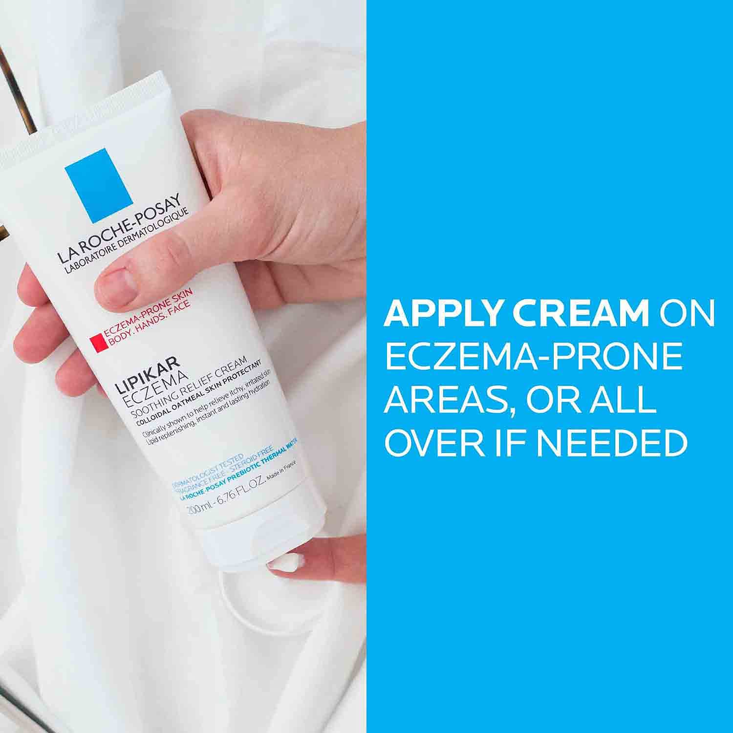 La Roche-Posay Lipikar Soothing Relief Eczema Cream, Face and Body
