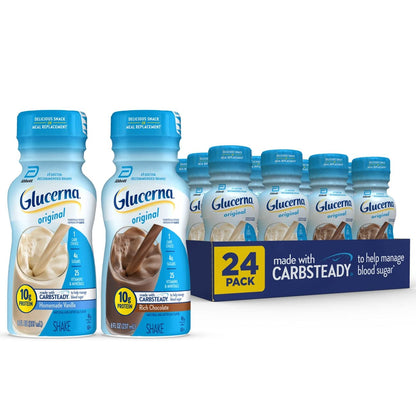 Glucerna, Diabetes Nutritional Shake, to Help Manage Blood Sugar, 8 Fl